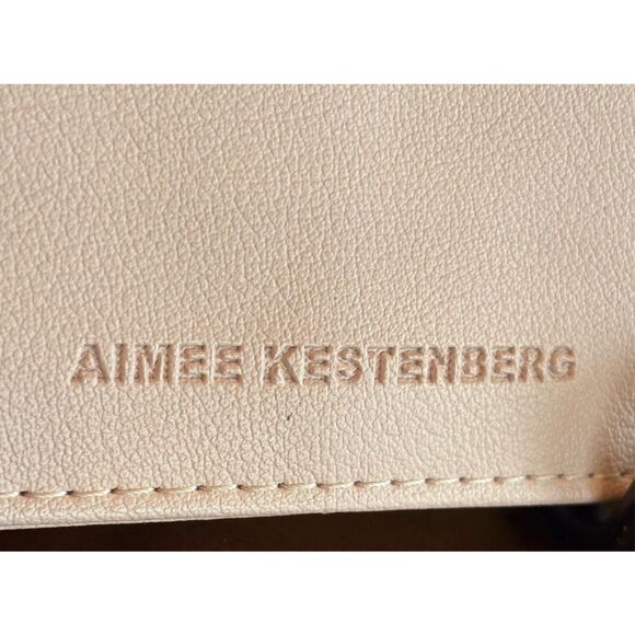 AIMEE KESTENBERG - EUC "Marietta" Flat Bifold Wallet in Blush Pink Vegan Leather - Picture 4 of 12